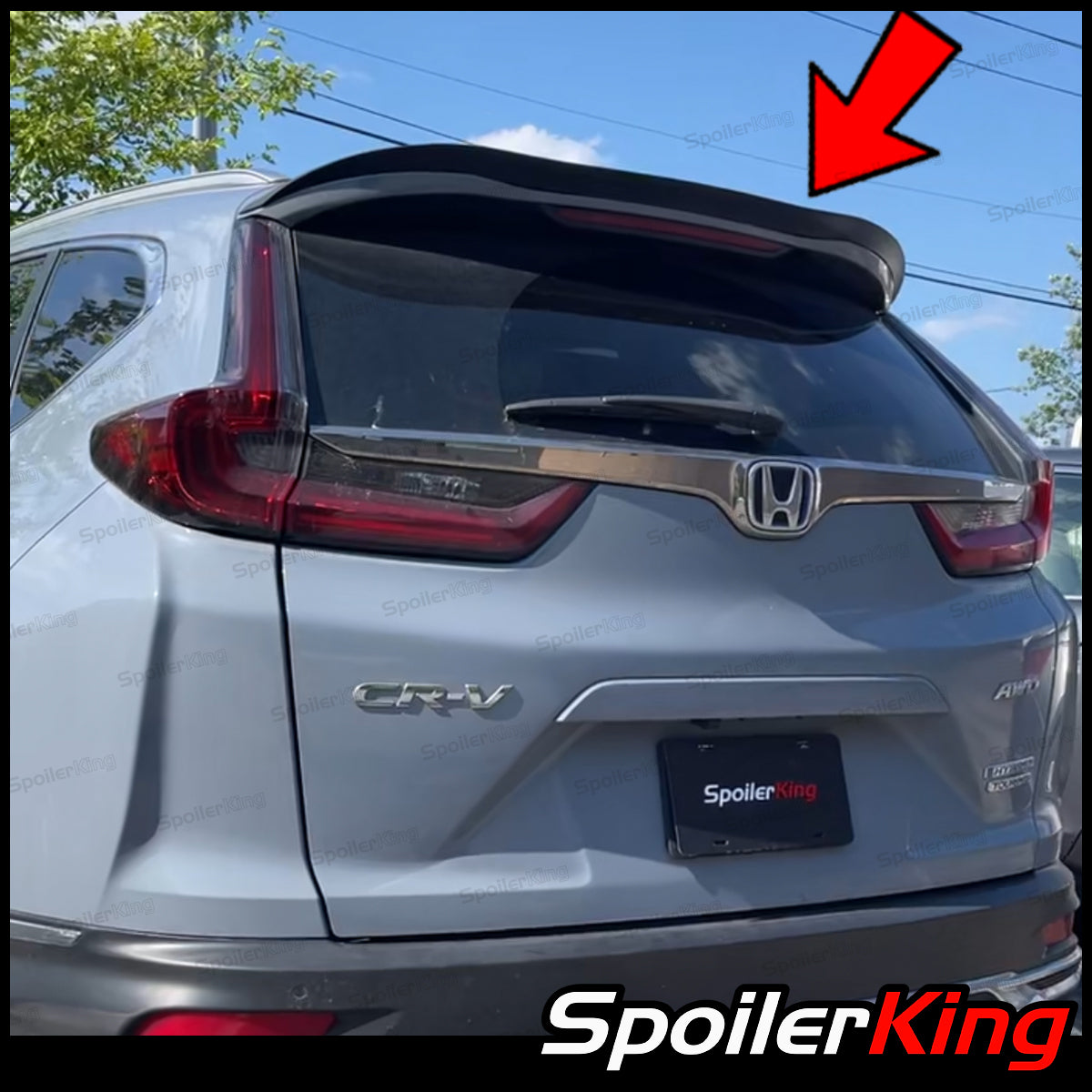 Chrome Rear Fog Light Covers For Honda CR-V 2017-2019 - ABS Chrome Trim