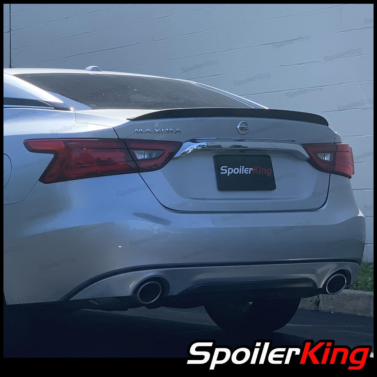 thumbnail image 2 of Fit For NISSAN Maxima 2016-2023 Trunk Premium Spoiler Painted Black With Light 2 of 5