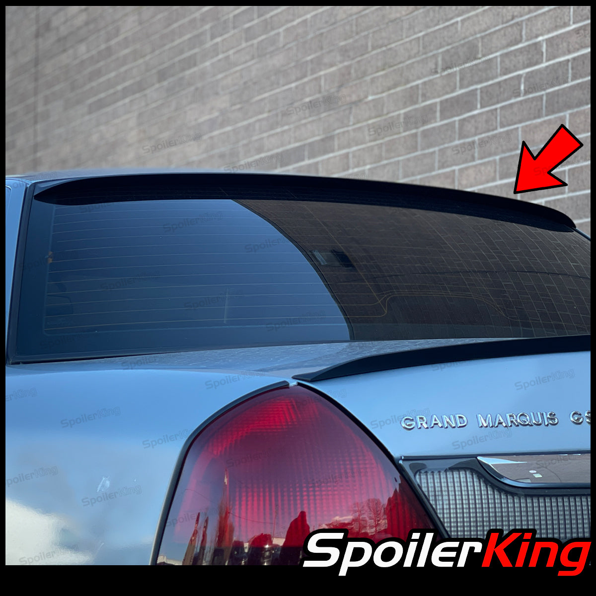 Ford Crown Victoria 1992-2012 Rear Window Roof Spoiler (284R