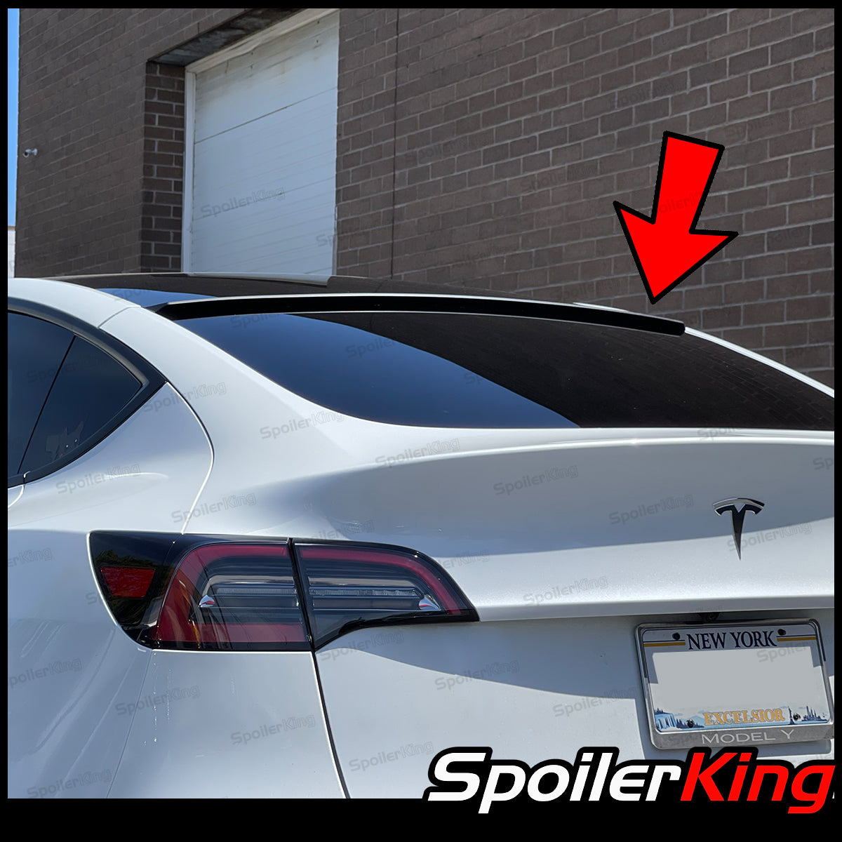 Tesla Model Y 2020-present Rear Window Roof Spoiler (818R) – SpoilerKing