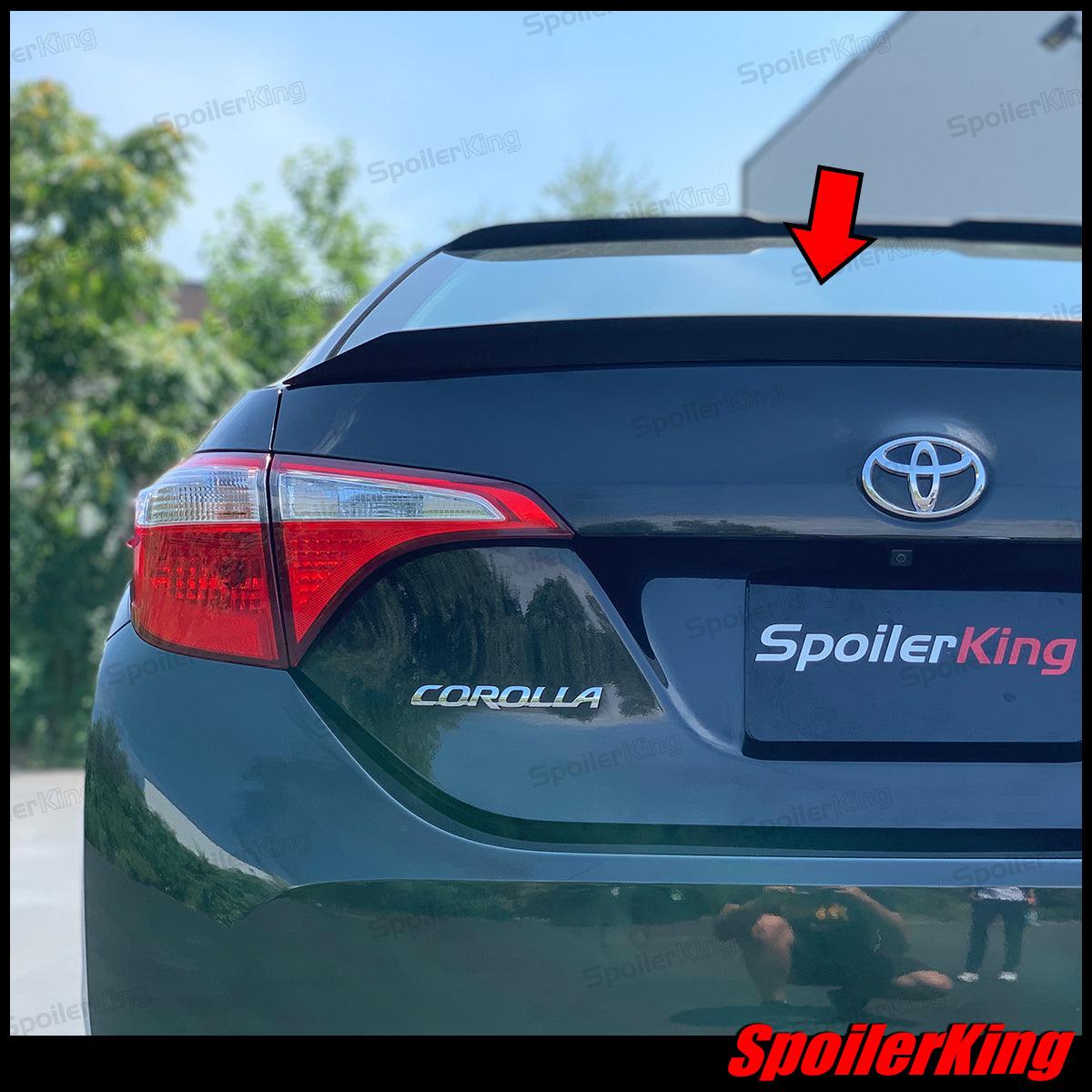 Toyota Corolla 2 Post Painted Rear Spoiler, 2014, 2015, 2016 Toyota Corolla 2 Post Painted Rear Spoiler, 2014, 2015, 2016