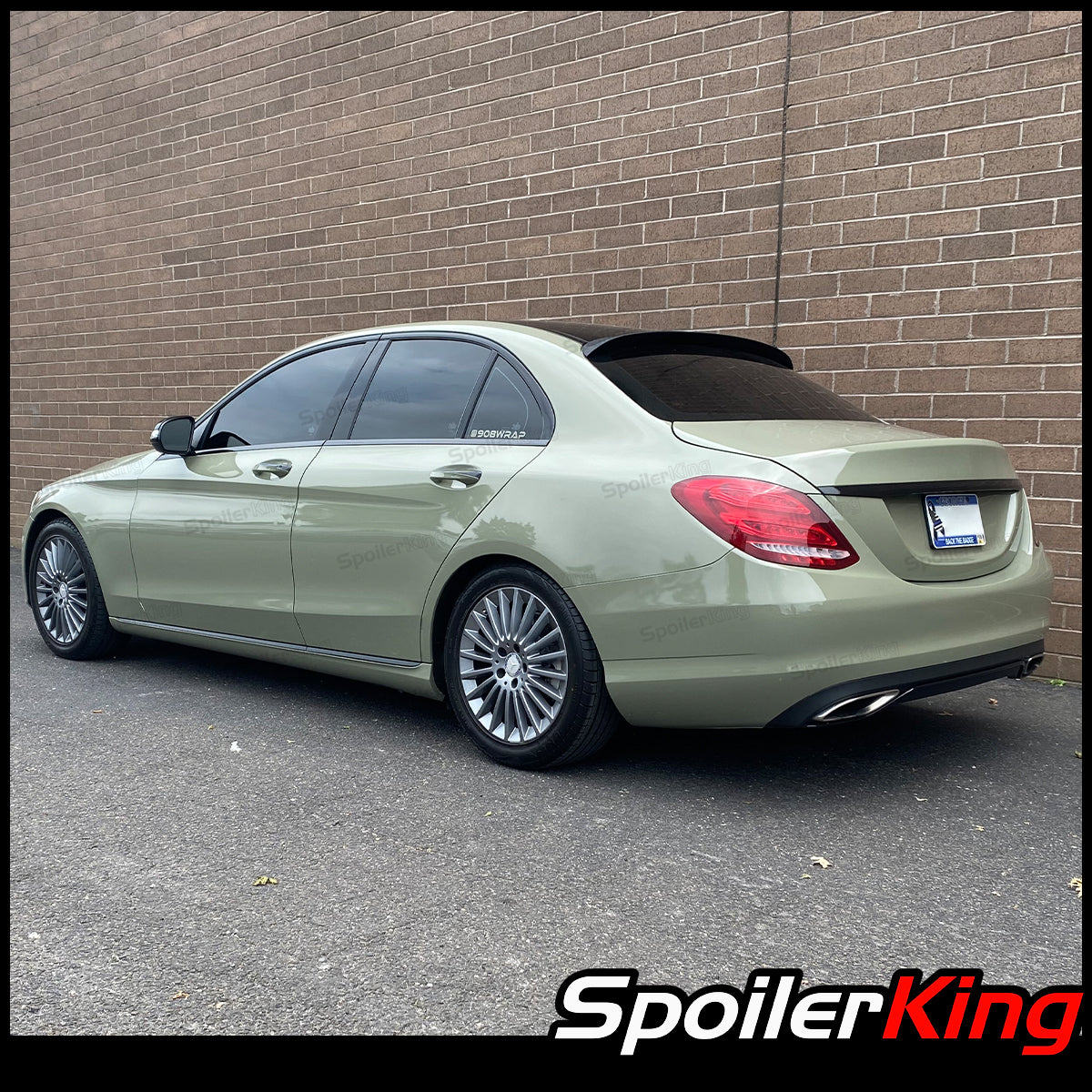Mercedes Benz C Class W205 2015-2021 Rear Window Roof Spoiler XL (380R ...
