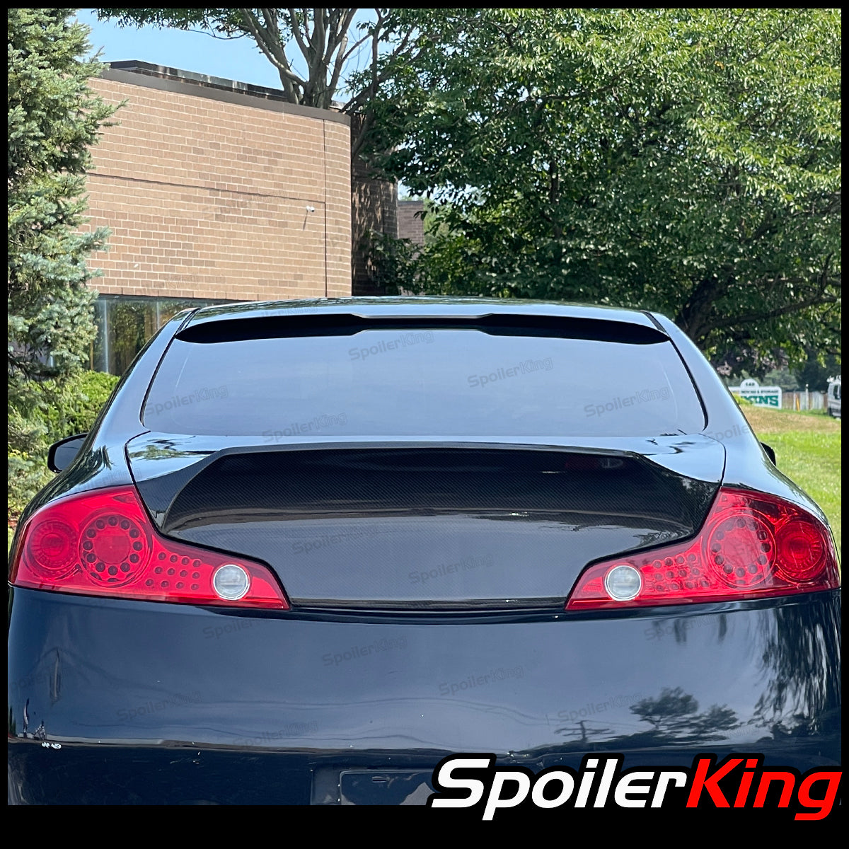 Infiniti G35 (V35) 2dr Coupe 2003-2007 Rear Window Roof Spoiler w/ Cen ...