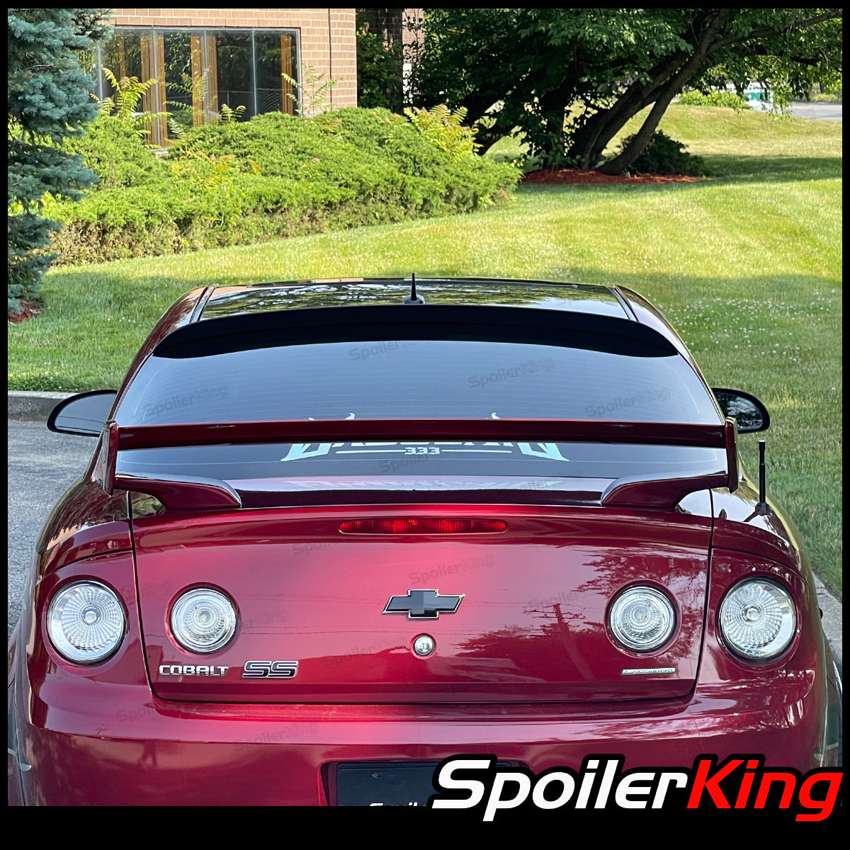 Primer Gray Tuner Style ABS Rear Spoiler – 2005-2010 Cobalt 2DR, No Light, Custom Fit