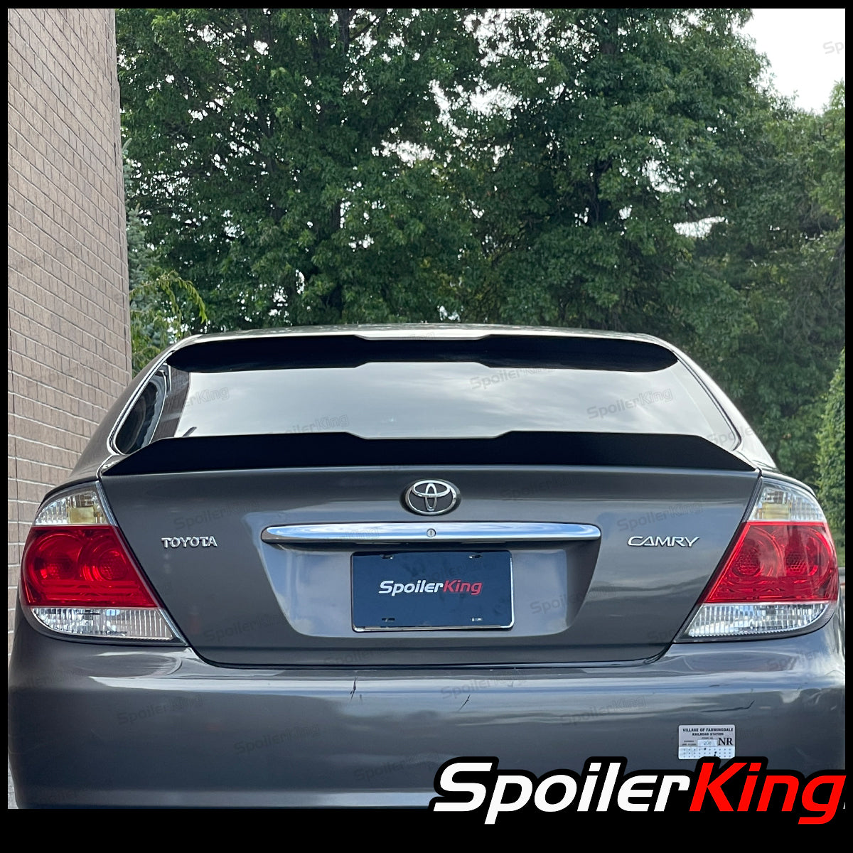 Berliii Matte Black Rear Roof Spoiler Lip For 2012-2014 Toyota Camry