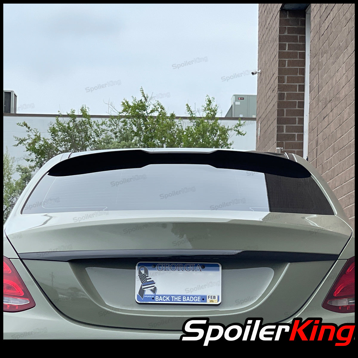 Mercedes Benz C Class W205 2015-2021 Rear Window Roof Spoiler XL w/ Ce ...