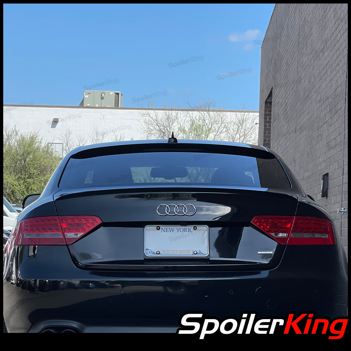 Auto Perfectionists UK Gloss Black Rear Boot Spoiler Lip Wing For Audi A5/S5/RS5 B8 8T Sportback (2009-2016)