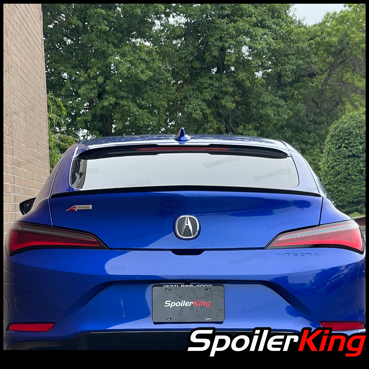 Acura Integra 2023-present Rear Window Roof Spoiler w/ Center Cut (244 ...