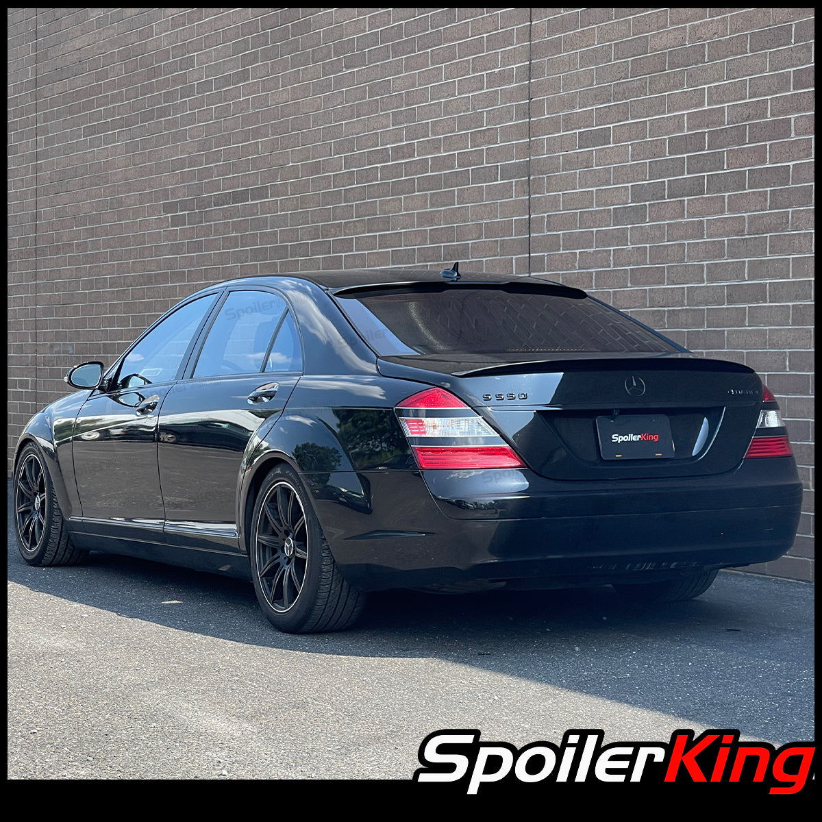 Mercedes Benz S Class W221 2007-2013 Rear Window Roof Spoiler w/ Cente ...