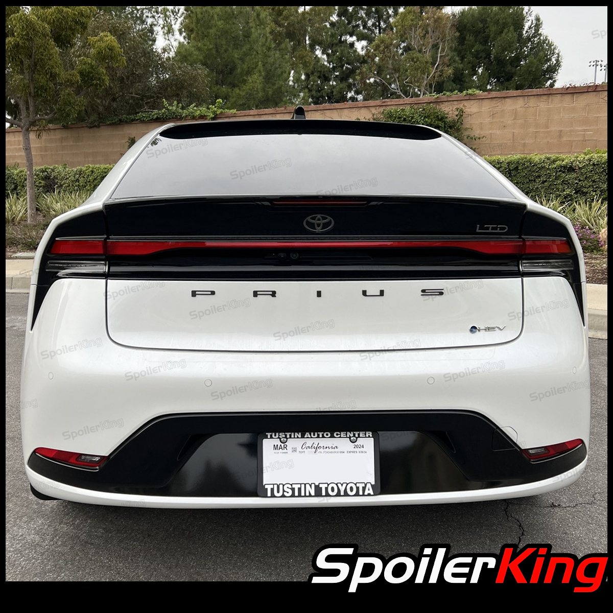Prius Rear Windshield Toyota Prius 2023-present Rear Window Roof Spoiler (284R) – SpoilerKing
