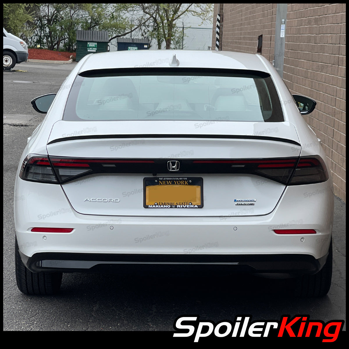SpoilerKing 284R Rear Window Roof Spoiler For Toyota Prius (2023-Present) – Unpainted Flat Black Polyurethane