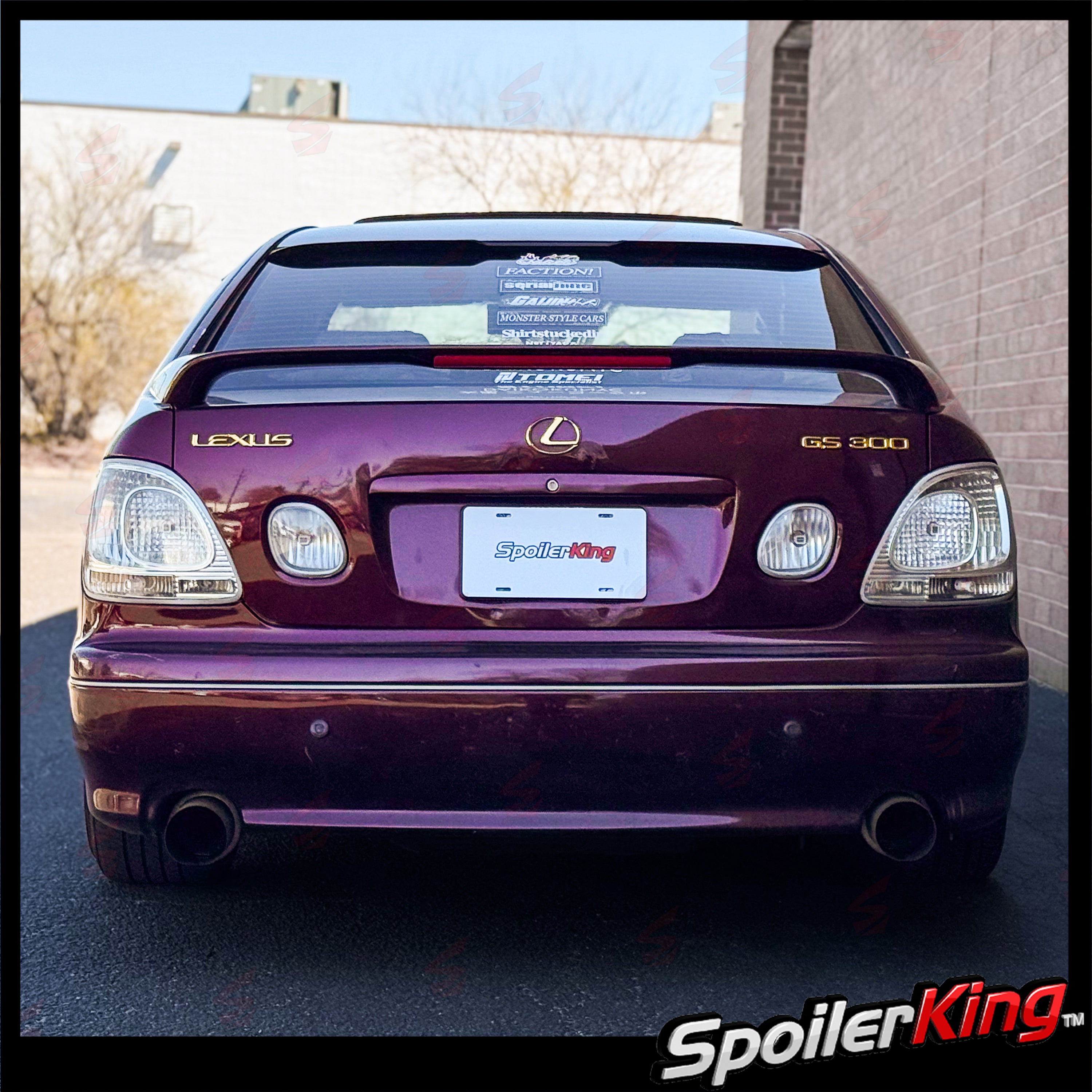 Gs300 Rear Rear Window Roof Spoiler with Center Cut for Lexus GS Series GS300 GS4 ...