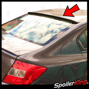 Honda Civic 4dr 2012-2015 Rear Window Roof Spoiler (284R)