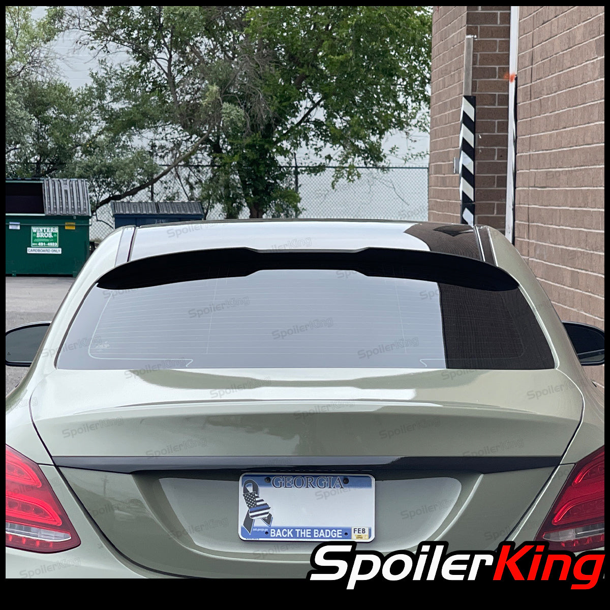 Mercedes Benz C Class W205 2015-2021 Rear Window Roof Spoiler XL w/ Ce ...