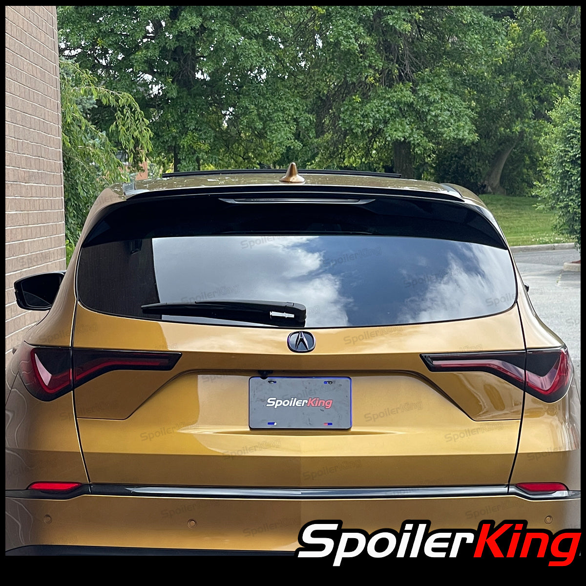 thumbnail image 2 of SpoilerKing Rear Roof Lip Spoiler – Fiat 500 Abarth ONLY 2012–2019, Unpainted Black 2 of 4