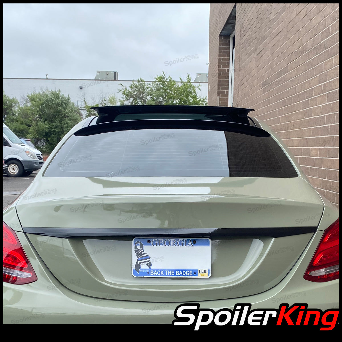 Mercedes Benz C Class W205 2015-2021 Rear Window Roof Spoiler (284R ...