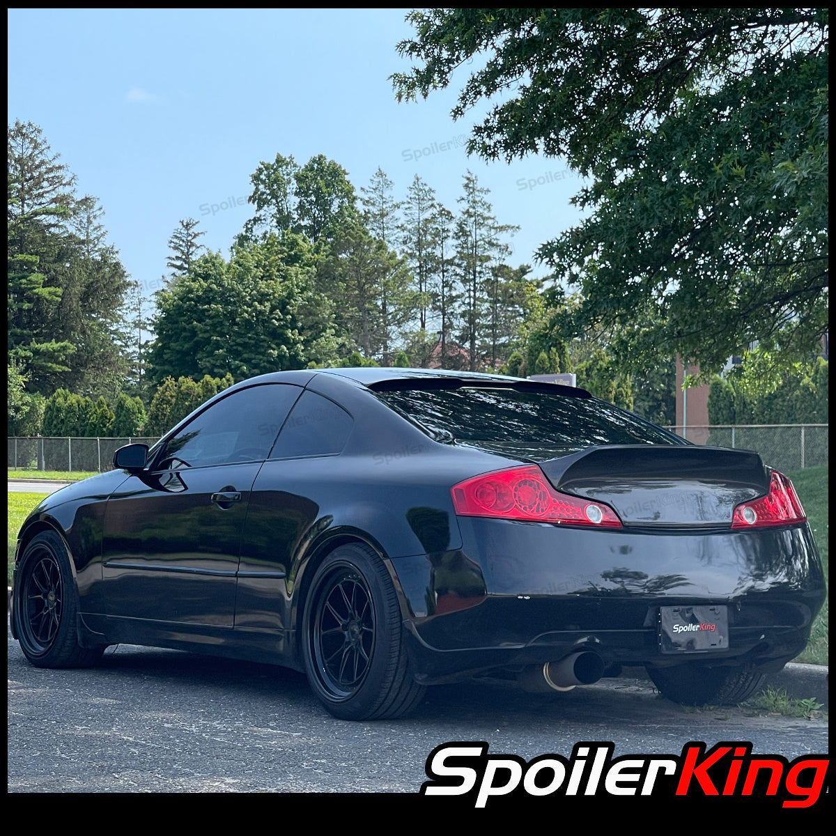 Infiniti G35 (V35) 2dr Coupe 2003-2007 Rear Window Roof Spoiler w/ Cen ...
