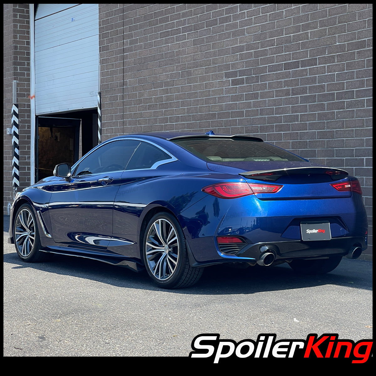 INFINITI Q60 2017-2022 Rear Window Roof Spoiler w/ Center Cut (284RC ...