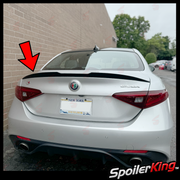 Alfa Romeo Giulia (952) 2016-present Duckbill Trunk Spoiler w/ Center Cut (284KC)