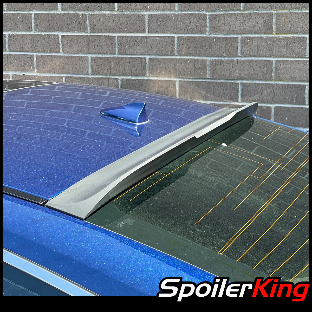 INFINITI Q60 2017-2022 Rear Window Roof Spoiler XL w/ Center Cut (380R ...