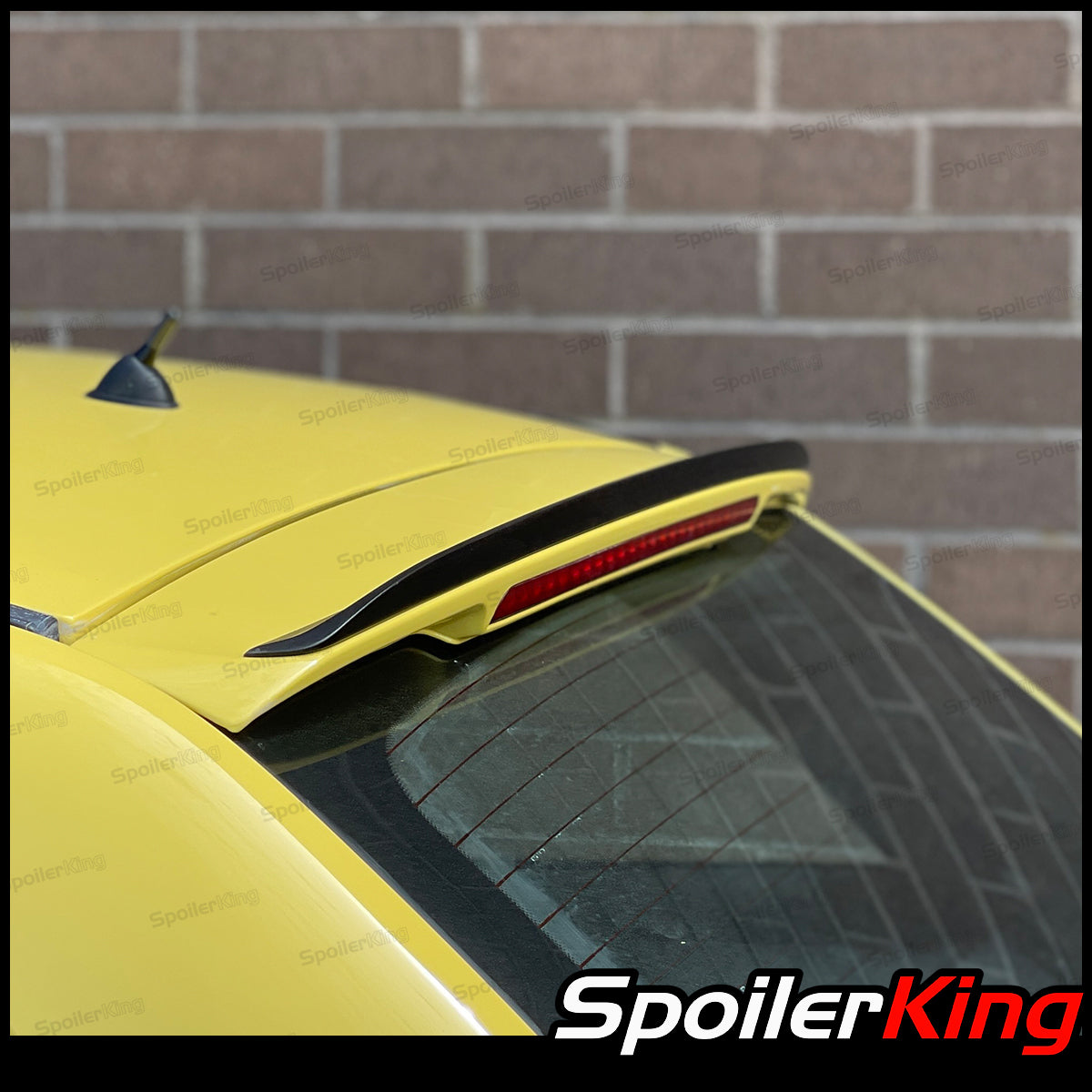 SpoilerKing Rear Roof Spoiler For Subaru Forester 2009-2013 – Unpainted Flat Black, Flexible Urethane