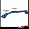 Add-on Gurney Flap Duckbill with Center Cut compatible with EM1 Wing for Honda Civic Coupe 2dr 1996-2000 (284QC+)
