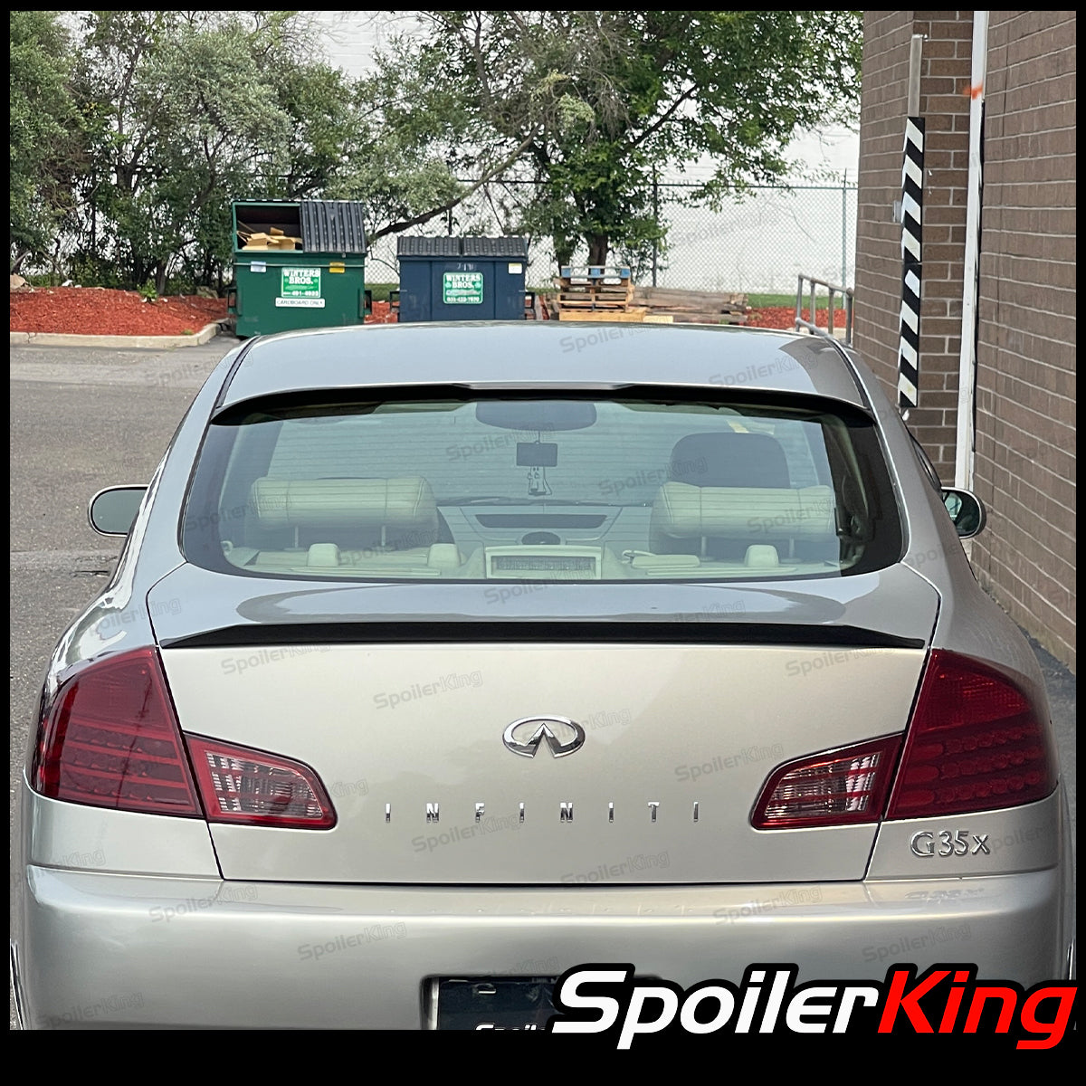 Spoiler For Infiniti G35 2Dr 2003-2007 W/Light Wing Unpainted Primer Spoiler For Infiniti G35 2Dr 2003-2007 W/Light Wing Unpainted Primer
