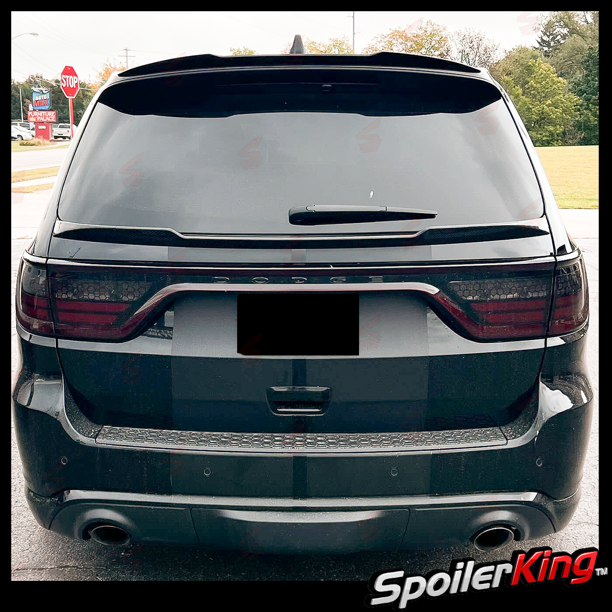 Duckbill Gloss Black Rear Spoiler Wing For 2014-2026 Dodge Durango – ABS Add-On
