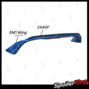 Gurney Flap Lip compatible with EM1 Wing for Honda Civic Coupe 2dr 1996-2000 (244GF)