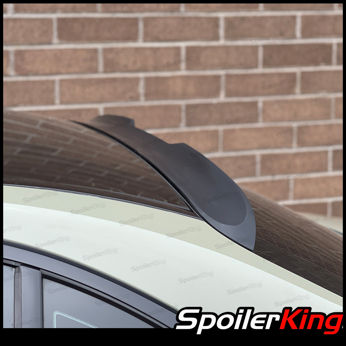 W205 Rear Roff Spoiler Mercedes Benz C Class W205 2015-2021 Rear Window Roof Spoiler XL w/ Ce ...