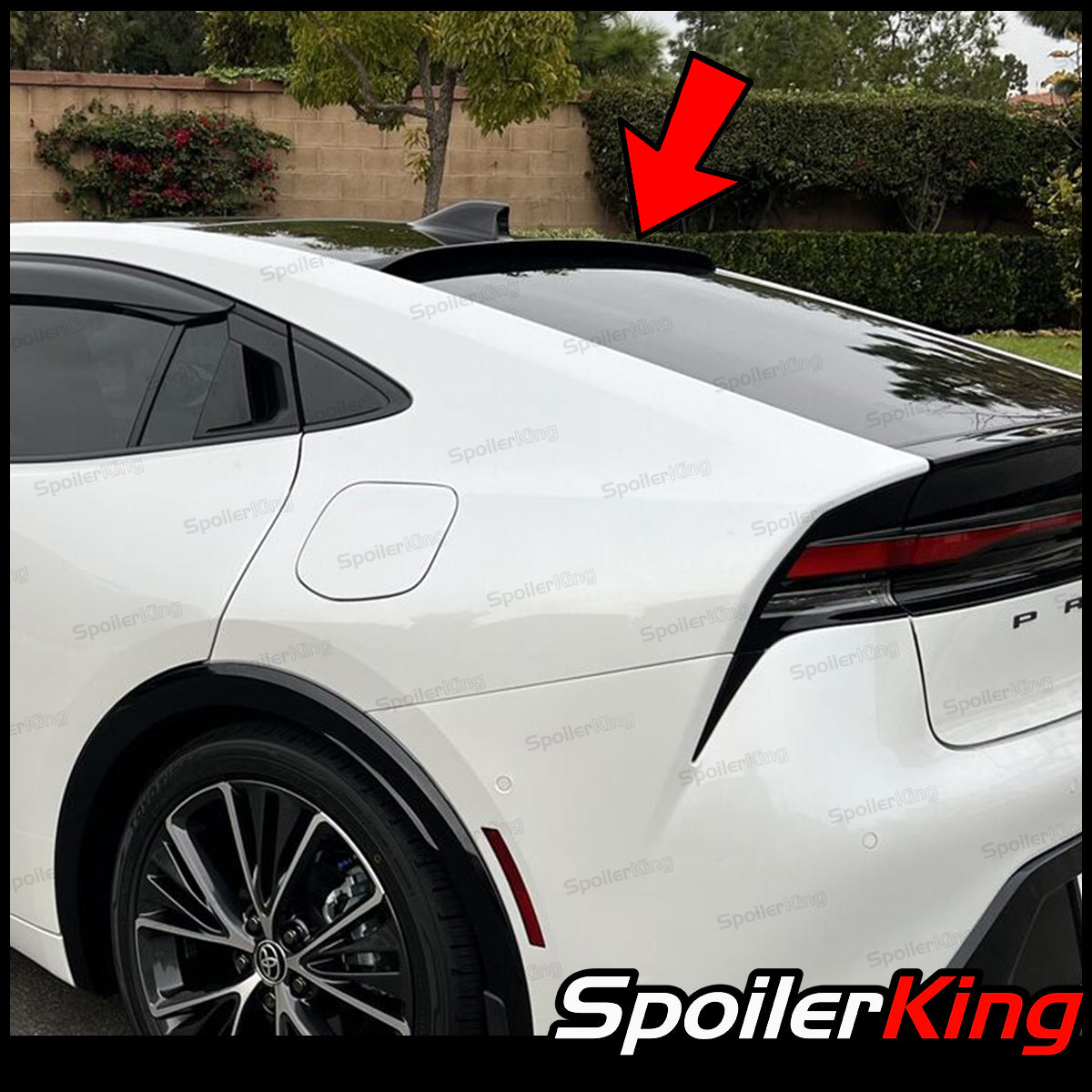 Prius Rear Windshield Toyota Prius 2023-present Rear Window Roof Spoiler (284R) – SpoilerKing