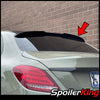 Mercedes Benz C Class W205 2015-2021 Rear Window Roof Spoiler XL w/ Center Cut (380RC)