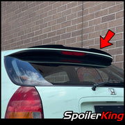 Honda Civic EK Hatchback 1996-2000 Rear Roof Add-on Lip Spoiler w/ Center Cut (284KC)