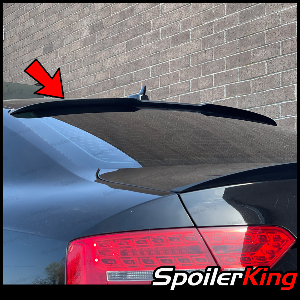 Audi A5/S5 2008-2016 Rear Window Roof Spoiler w/ Center Cut (284RC ...