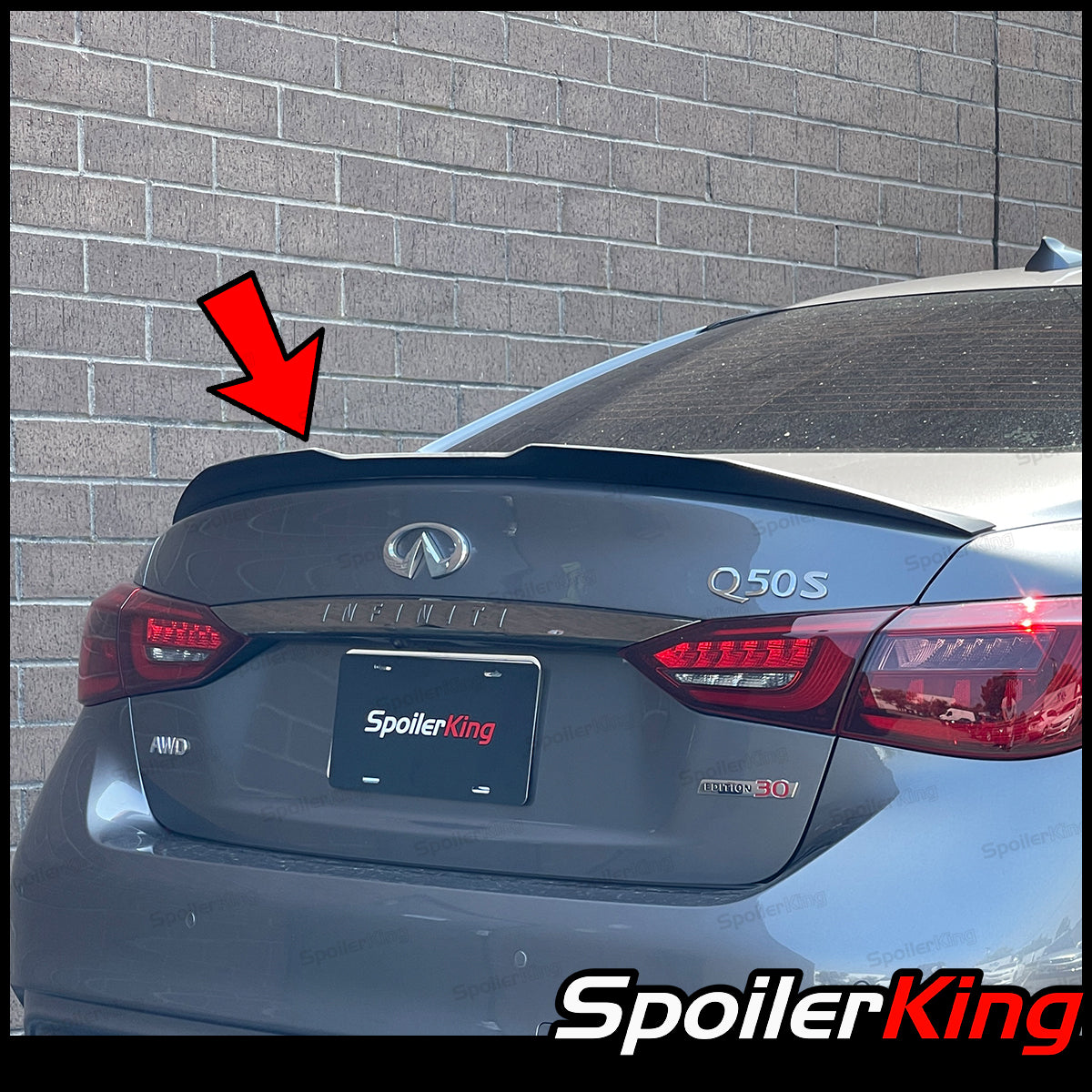 NINTE Alerón Para Infiniti Q50 Y Q50s 2014-2024, ABS