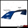 Gurney Flap Lip compatible with Type R Wing for Acura RSX Honda Integra DC5 (284Q)