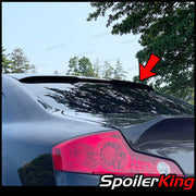 Infiniti G35 (V35) 2dr Coupe 2003-2007 Rear Window Roof Spoiler w/ Center Cut (284RC)