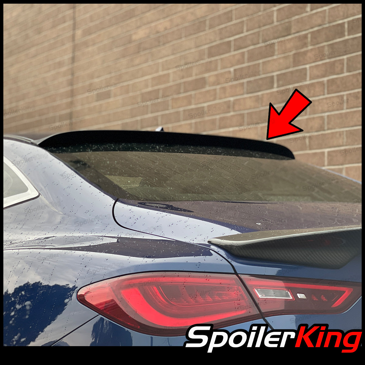 INFINITI Q60 2017-2022 Rear Window Roof Spoiler XL (380R) – SpoilerKing