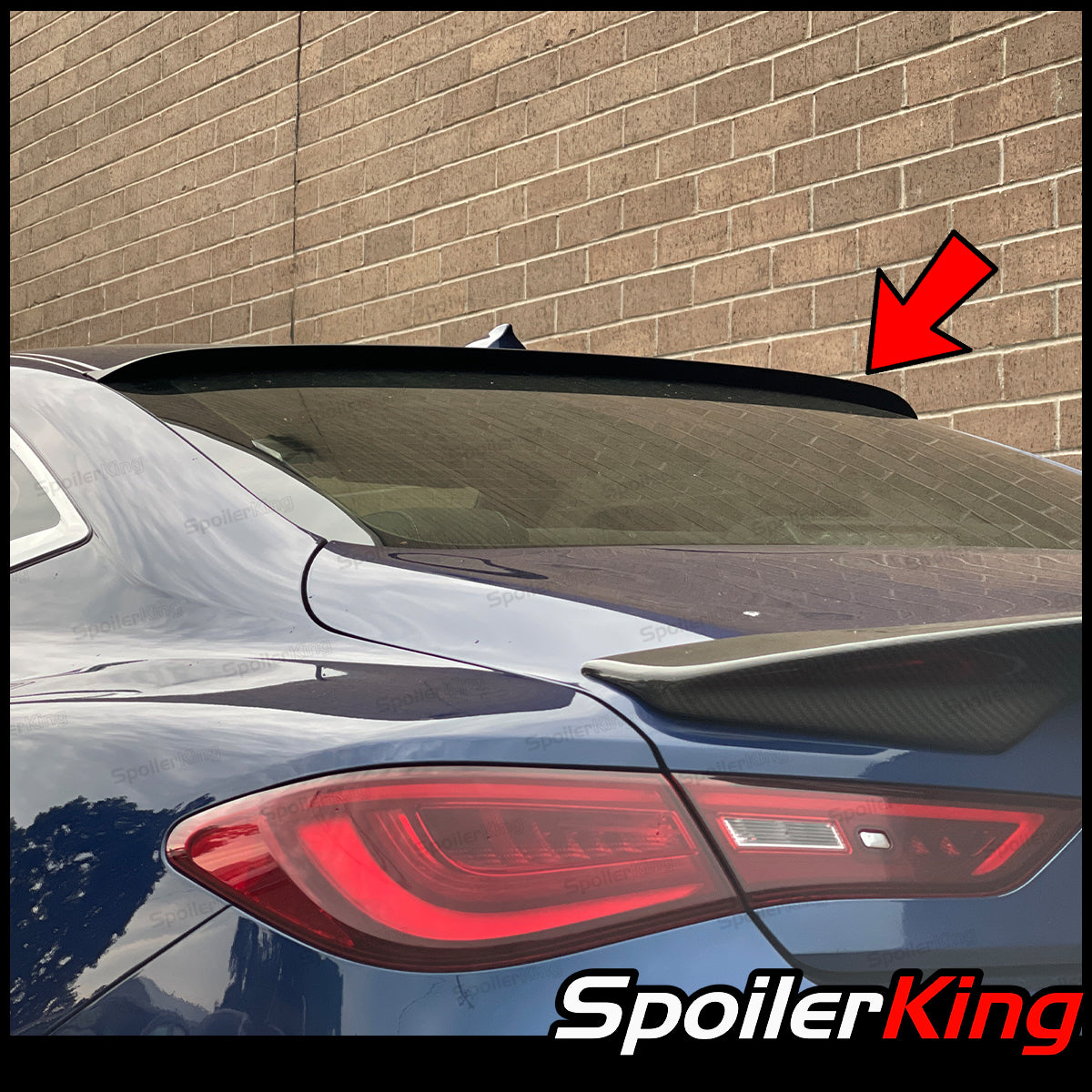 INFINITI Q60 2017-2022 Rear Window Roof Spoiler (284R) – SpoilerKing