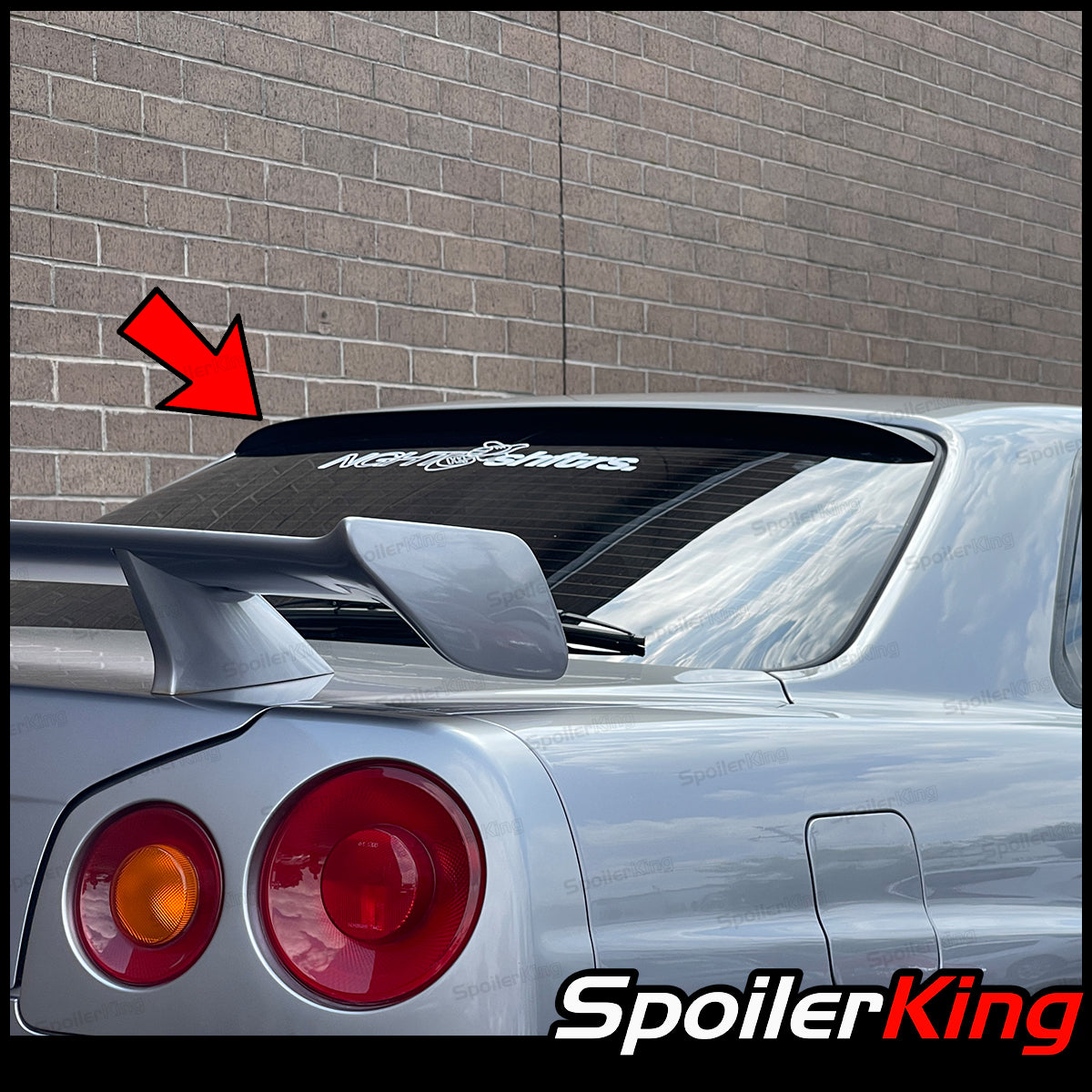 Nissan Skyline R34 2dr Coupe BNR34 1998-2002 Rear Window Roof Spoiler ...