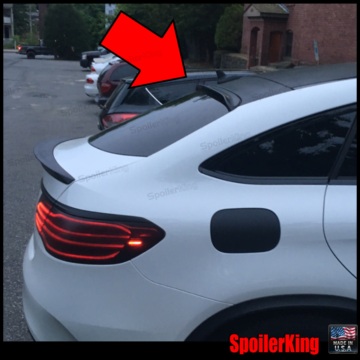 Mercedes-Benz GLE 43 / 63s Coupe 2015-2019 Rear Window Roof Spoiler (2 ...