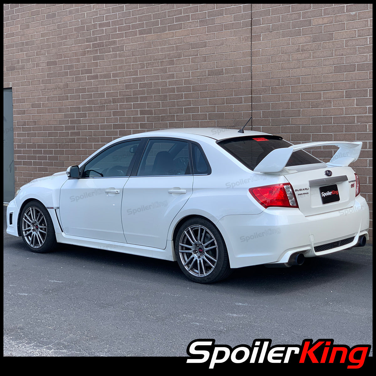 Sti Rear Window Spoiler Subaru WRX STI 2008-2014 Rear Window Roof Spoiler (284R) – SpoilerKing