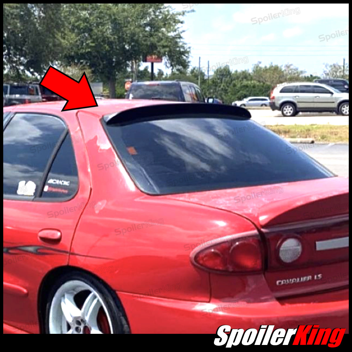 Chevy Ii Rear Spoiler Chevy Cavalier 2dr 1995-2005 Rear Window Roof Spoiler XL (380R ...
