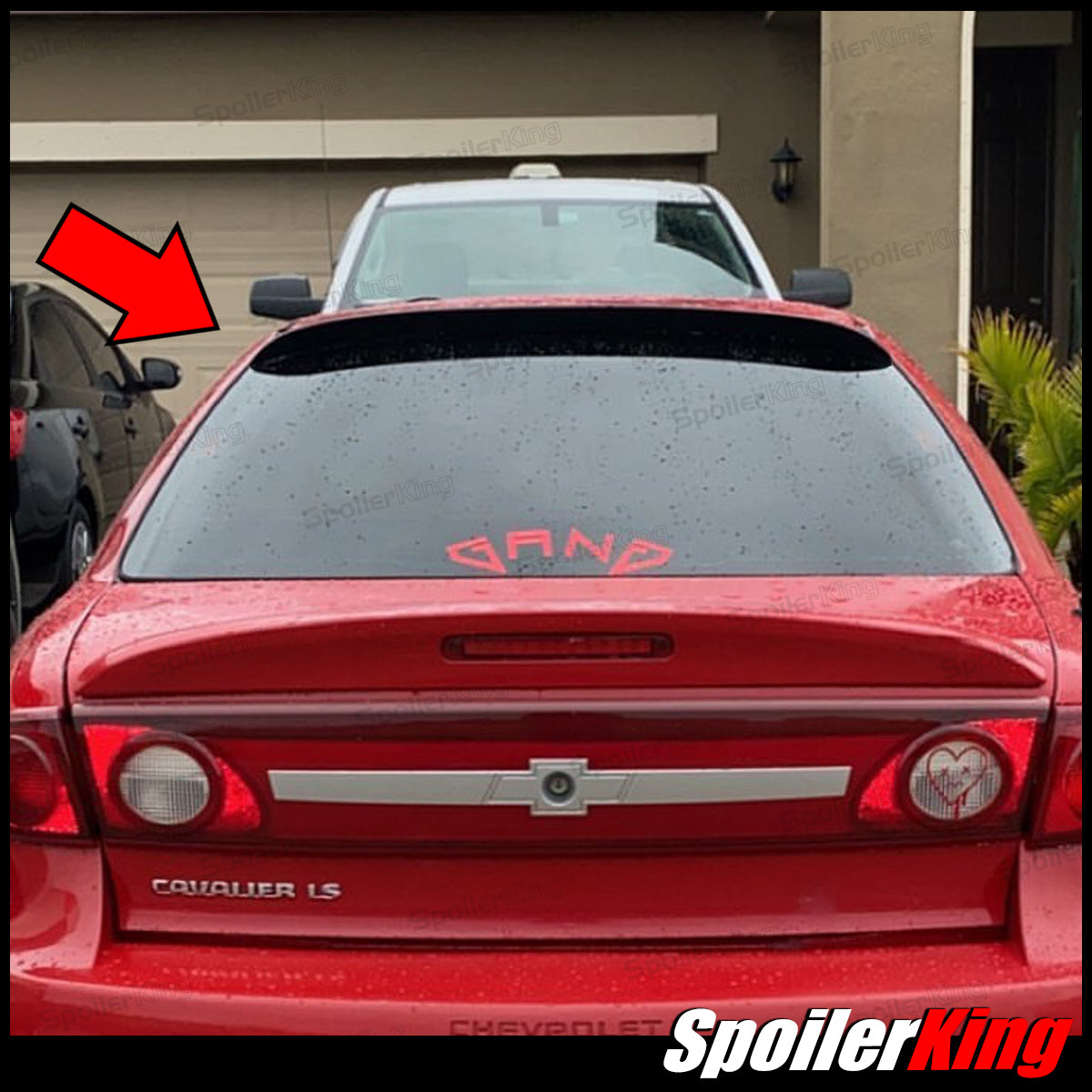 Chevy Ii Rear Spoiler Chevy Cavalier 2dr 1995-2005 Rear Window Roof Spoiler XL (380R ...