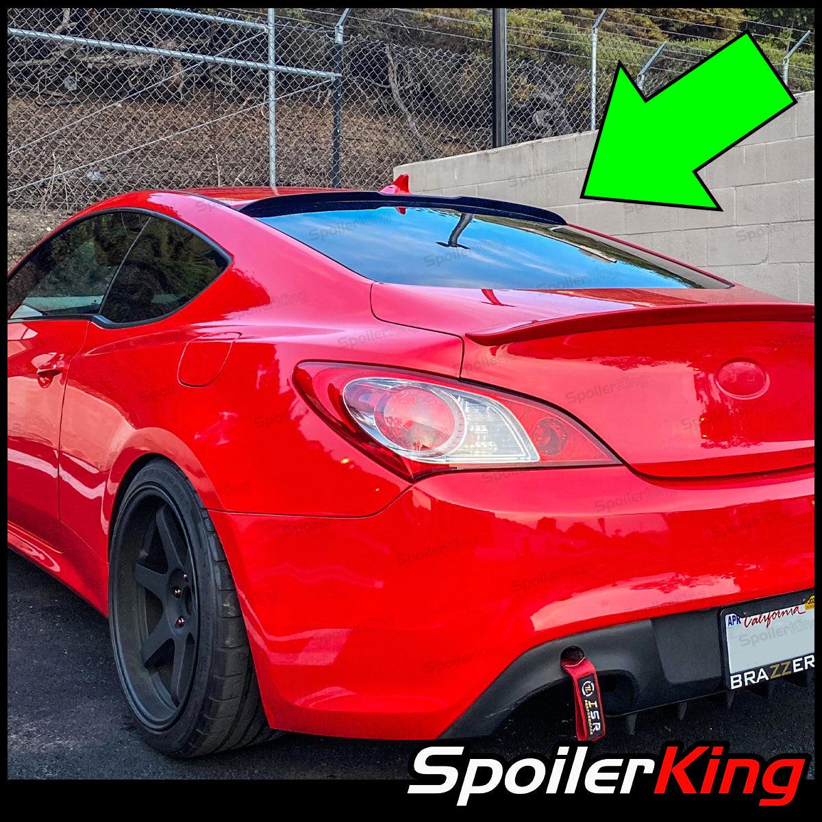 Hyundai Genesis Coupe 2008-2016 Rear Window Roof Spoiler w/ Center Cut ...