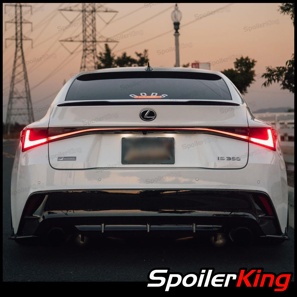 Is500 Rear Lexus IS Series IS300 IS350 IS500 2021-present Rear Window Roof Spoile ...