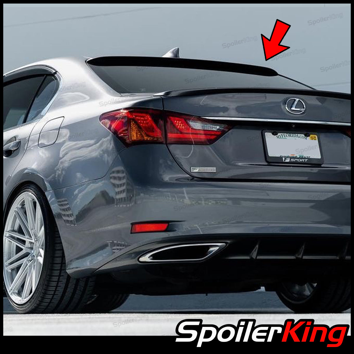 Lexus GS Series GS250 GS350 GS F (L10) 2013-2020 Rear Window Roof Spoi ...