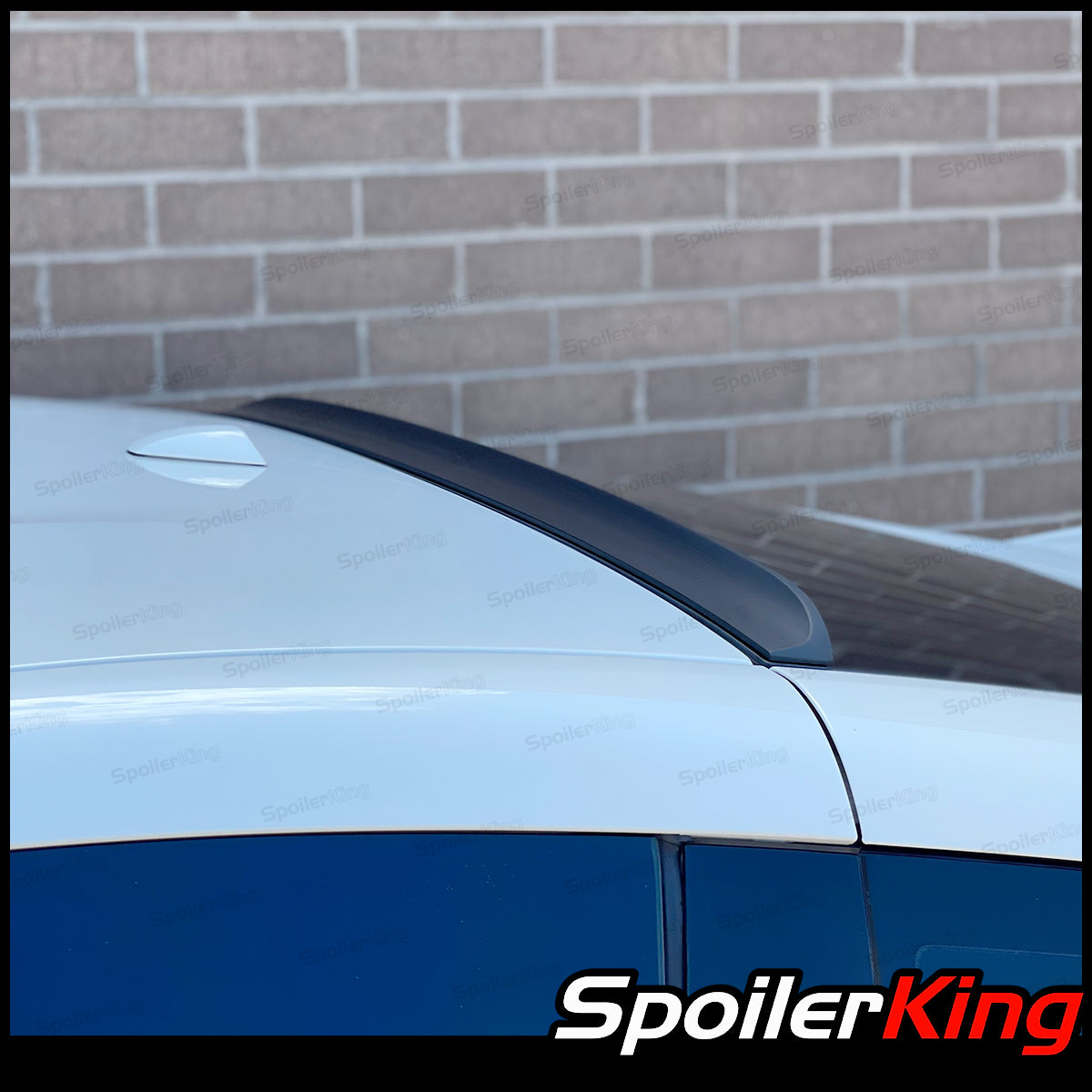 Glossy Black ABS Rear Window Sun Visor / Roof Spoiler For 2009-2019 Nissan 370Z