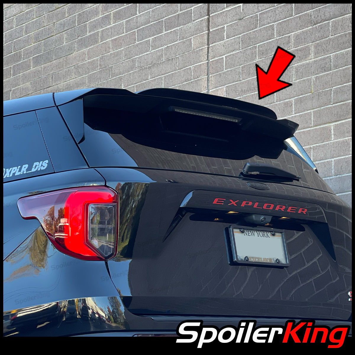 Ford Explorer 2020-present Add-on Rear Roof Spoiler (284G) – SpoilerKing