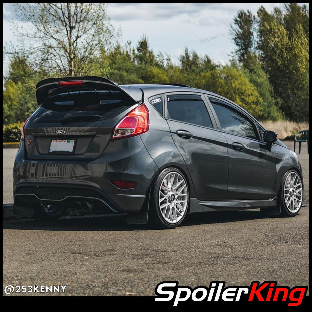 DAYKET Becquets Arrière Voiture pour Ford Fiesta MK6 MK7 MK7.5 MK8 St 2002 2021, Becquets Arrière Pare-Chocs Accessoire Voiture Tuning,Carbon-Fiber-Look DAYKET Becquets Arrière Voiture pour Ford Fiesta MK6 MK7 MK7.5 MK8 St 2002 2021, Becquets Arrière Pare-Chocs Accessoire Voiture Tuning,Carbon-Fiber-Look